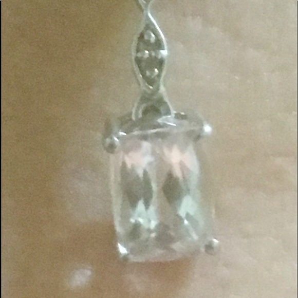 Maui Kunzite & African white Diamond&Sterling - Picture 7 of 8